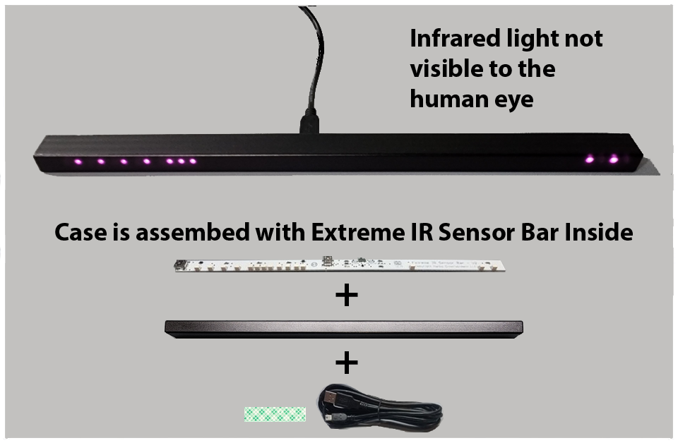 Extreme IR Sensor Bar with Case